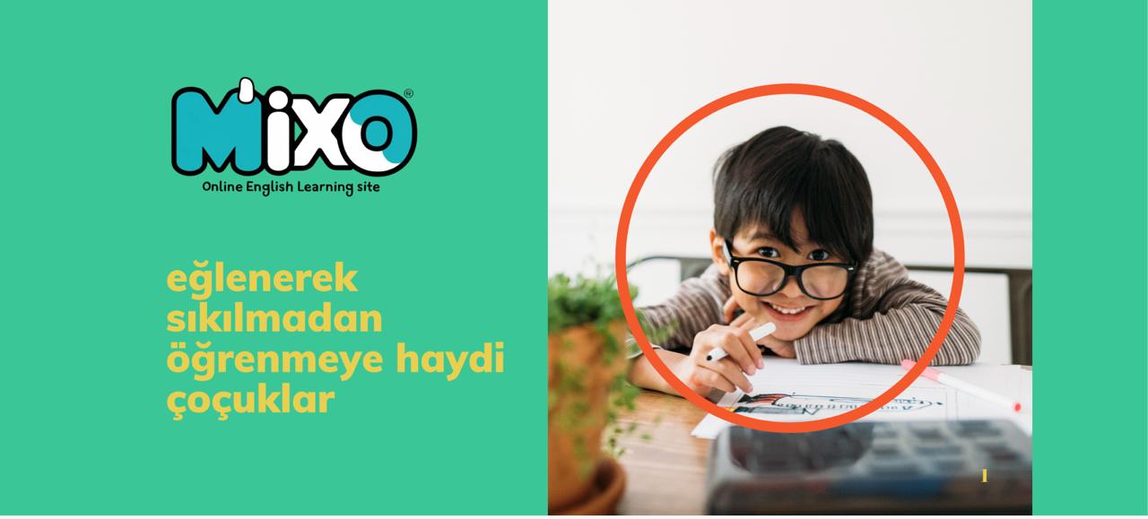 Mixo çocuk İngilizce tanıtım görseli