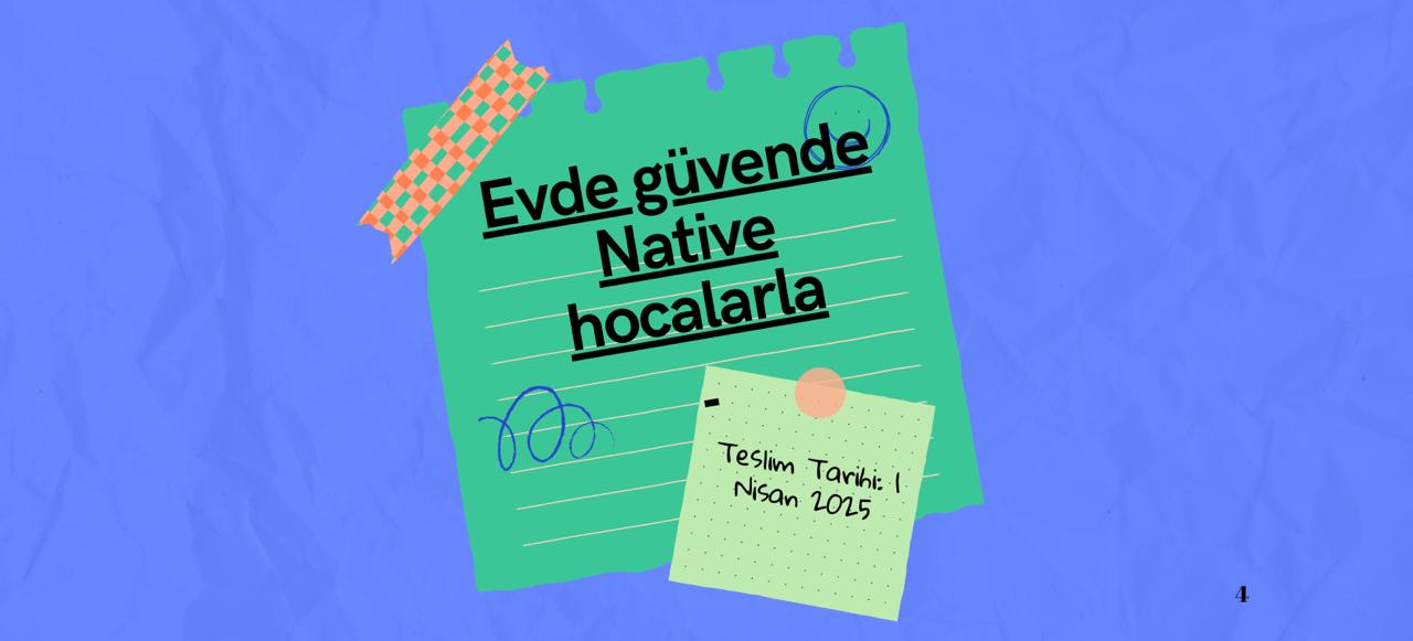 Evde güvenli native hocalarla İngilizce eğitimi